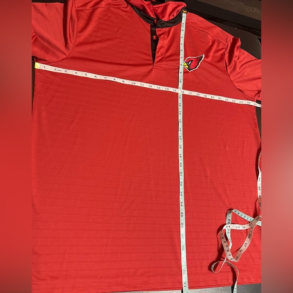 Arizona Cardinals NFL Team Apparel Polyester Polo Shirt - Picture 7 of 7